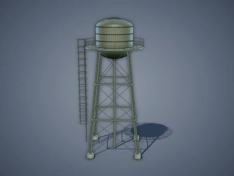 Torre dell'acqua Modello 3D