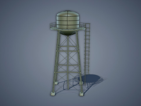 Water Tower 3D Модель
