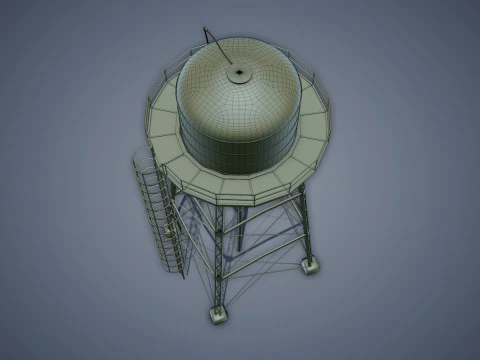 Torre dell'acqua Modello 3D