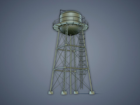 Water Tower 3D Модель