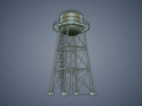 Water Tower 3D Модель