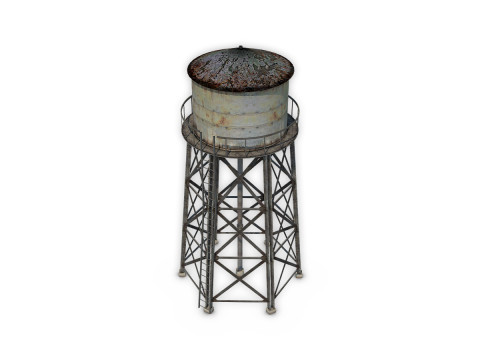 Water tower 3D Model