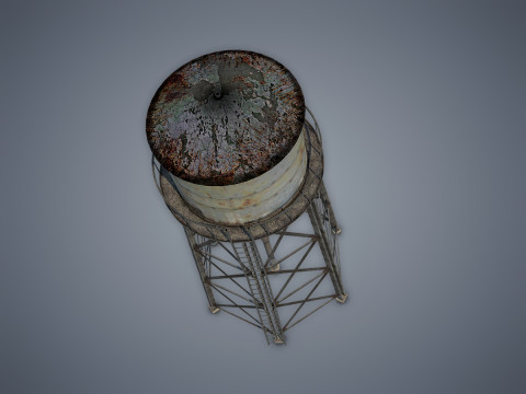 Water tower Modelo 3D