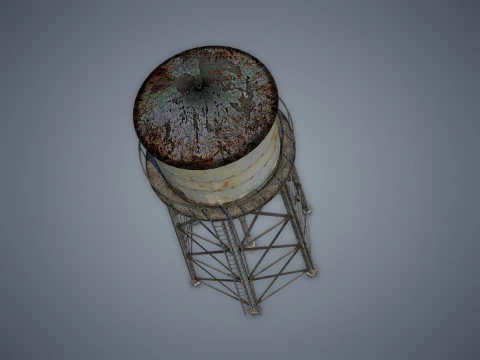 Water tower 3D Model