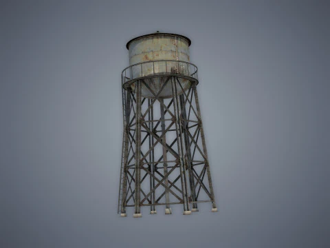 Water tower 3D Model