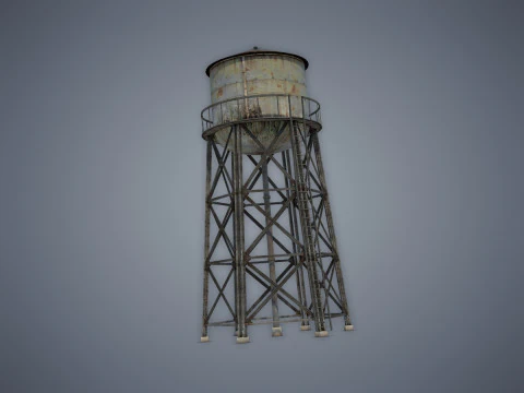Water tower 3D Model