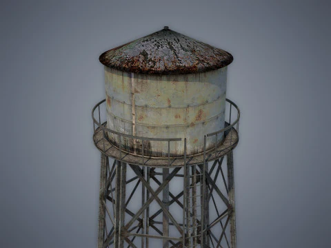 Water tower 3D Model