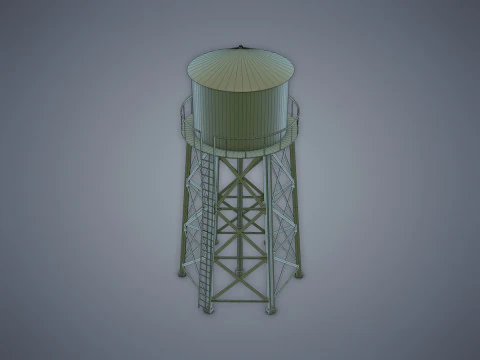 Water tower 3D Model