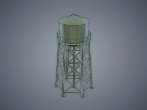 Water tower 3D Model