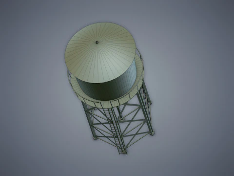 Water tower 3D Model