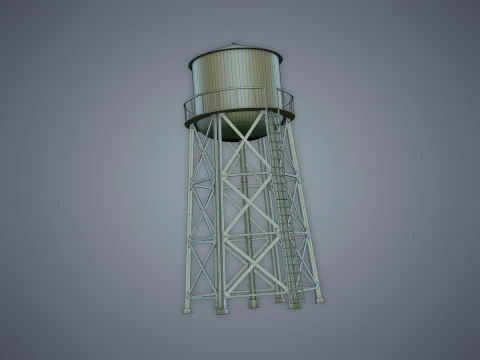 Water tower 3D Model