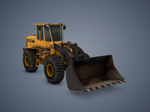 Wheel Loader Rigged Modèle 3D
