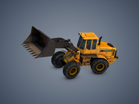Wheel Loader Rigged Modèle 3D