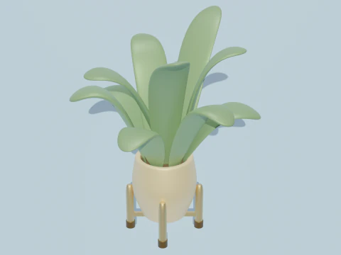 Potted plants-flowers 3D Model