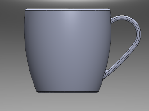Taza para cafe 3D 프린트 모델