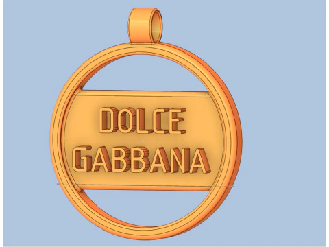 Pendant on the neck 3D Print Model