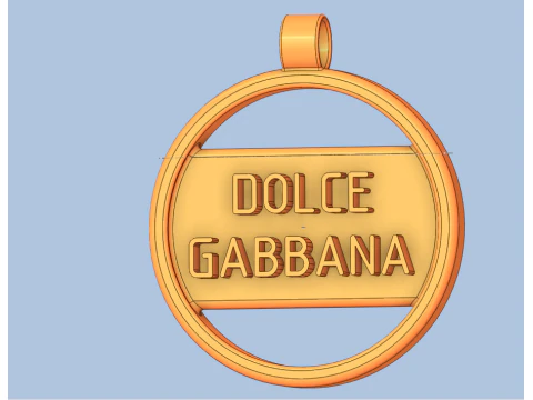 Pendant on the neck 3D Print Model