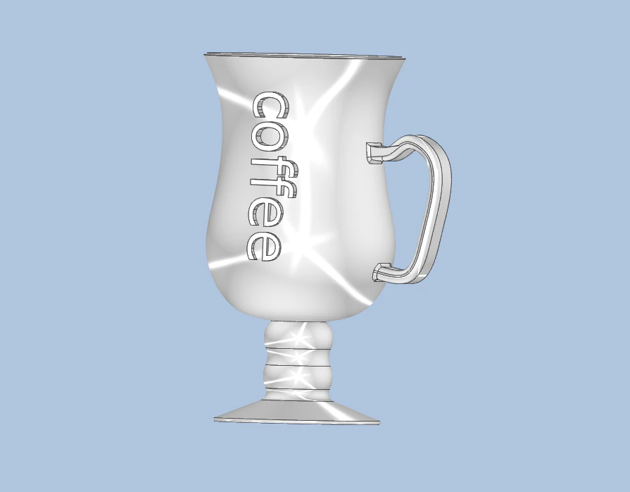 Cup 3D Print Model .c4d .max .obj .3ds .fbx .stl .blend
