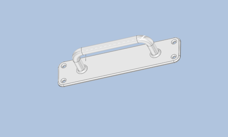 Door handle 3D Принт Модель .c4d .max .obj .3ds .fbx .stl .blend 