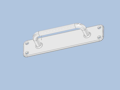 Door handle 3D Print Model