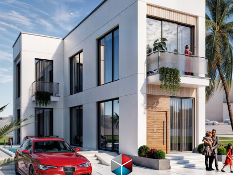 Modern villa 3D Model