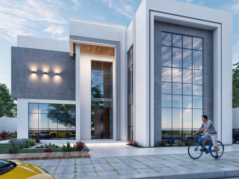 2 story modern villa in uae 3D Модель