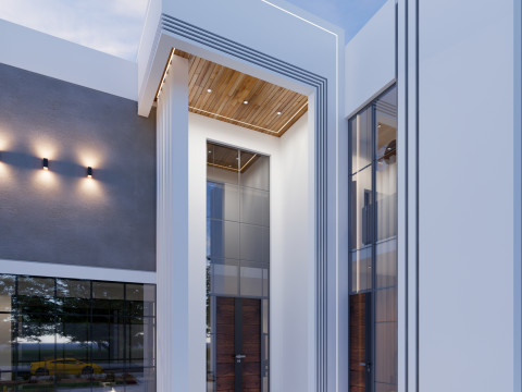 2 story modern villa in uae 3D Модель