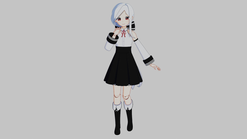 Original 3D Cartoon Character 3Dモデル .c4d .max .obj .3ds .fbx .stl .blend