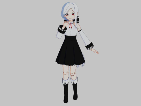 Original 3D Cartoon Character 3D Model