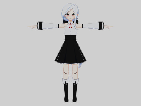 Original 3D Cartoon Character 3Dモデル