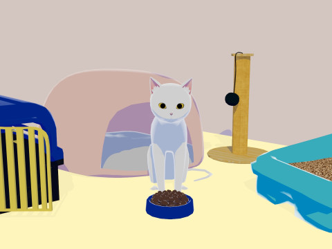 Original 3D Cartoon Character 3D Model