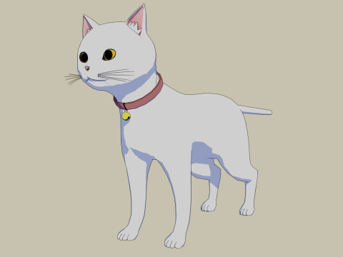 Original 3D Cartoon Character 3Dモデル