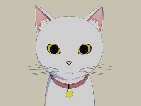 Original 3D Cartoon Character 3Dモデル