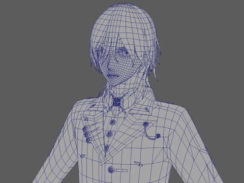 Anime characters model Clan Kaname 3Dモデル