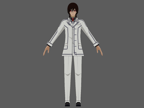 Anime characters model Clan Kaname 3Dモデル