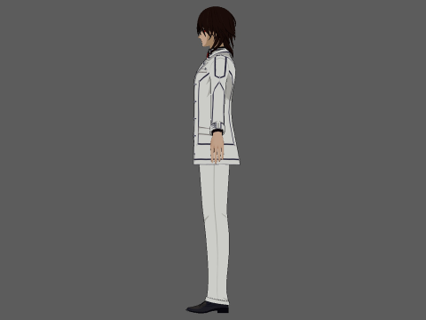 Anime characters model Clan Kaname 3Dモデル