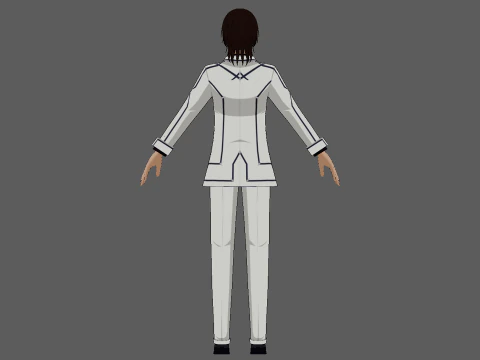 Anime characters model Clan Kaname 3D Model