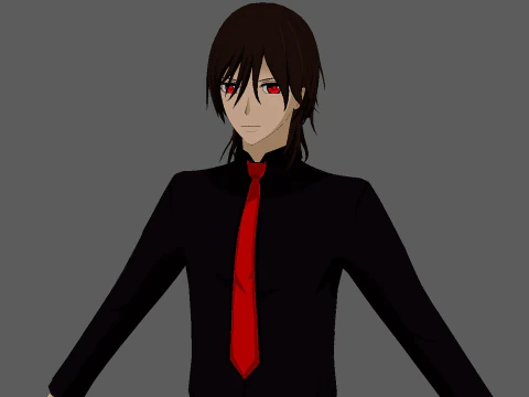 Anime characters model Clan Kaname 3D Model