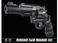 Revolver Smith and Wesson Magnum 357 3D Модель