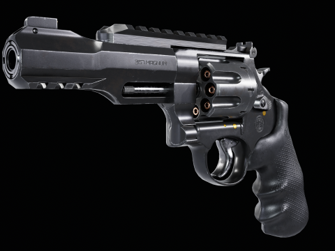 Revolver Smith and Wesson Magnum 357 3D Model