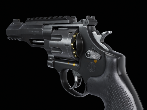Revolver Smith and Wesson Magnum 357 3D Model