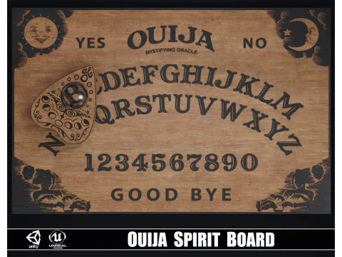 Quadro Espiritual - Ouija Modelo 3D