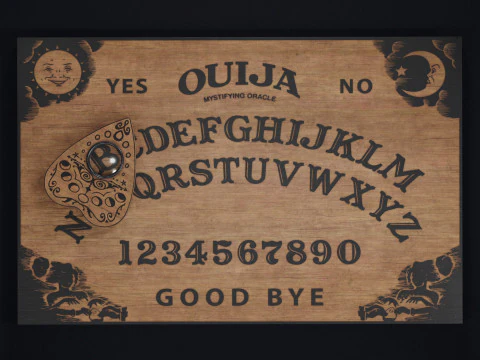 Spirit Board - Ouija 3D Model