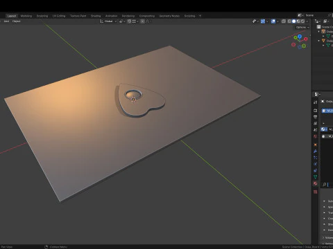 Spirit Board - Ouija 3D Model