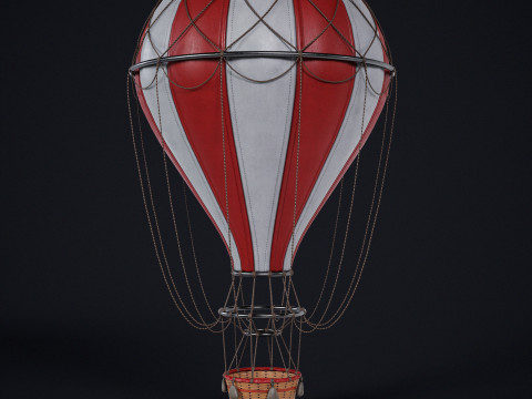 Hot Air Ballon 3D Model