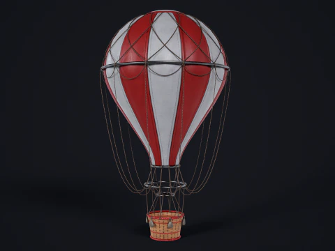 Hot Air Ballon 3D Model