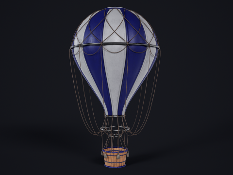 Hot Air Ballon 3D Model