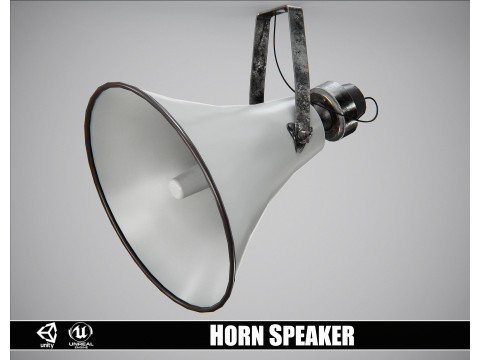 Military Horn Speaker Siren 3D-Modell