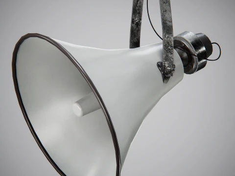 Military Horn Speaker Siren 3D Model