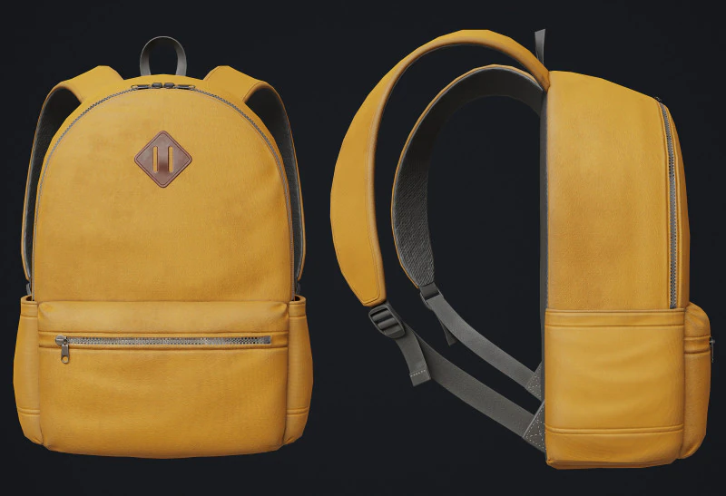 Ransel Model 3D .c4d .max .obj .3ds .fbx .stl .blend 